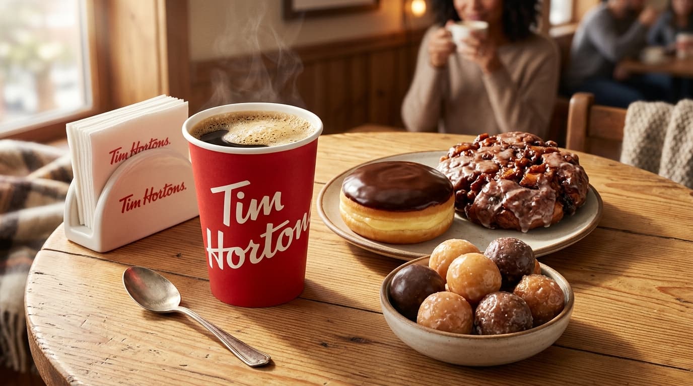 Tim Hortons fresh coffee, breakfast, and donuts Canada