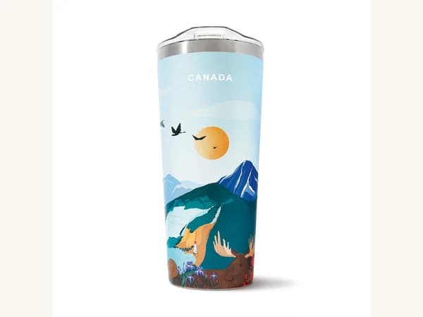 Tim Hortons Canada Stainless Steel Travel Mug (22 oz) – Canada menu item photo