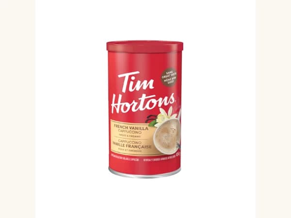 Tim Hortons French Vanilla Cappuccino At-Home Canister (454g) – Canada menu item photo