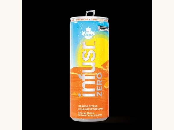 Tim Hortons Orange Citrus Infusr™ Zero Sugar Energy Drink – Canada menu item photo