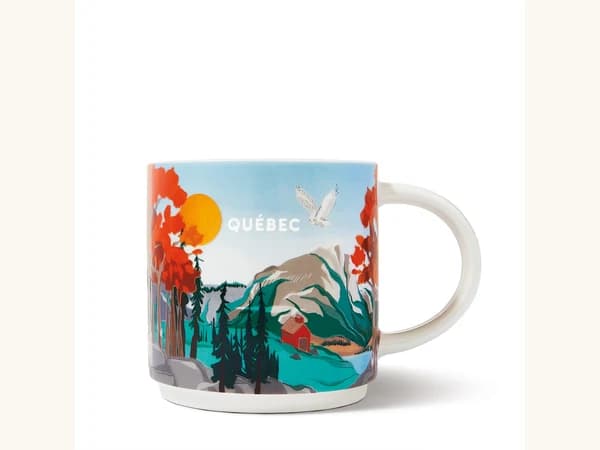 Quebec Provincial Ceramic Mug (16 oz)