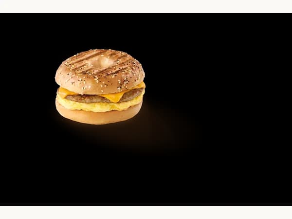 Sausage Everything Bagel Sandwich