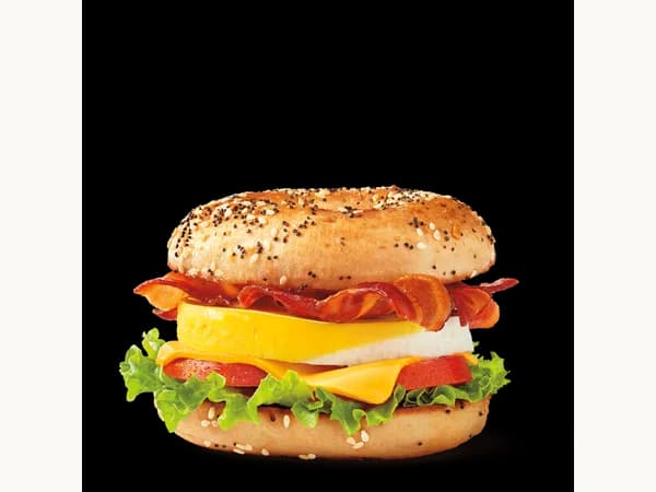 Tim Hortons Sausage Plain Bagel Sandwich – Canada menu item photo