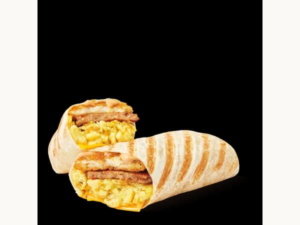 Tim Hortons Sausage Scrambled Egg Loaded Wrap – Canada menu item photo