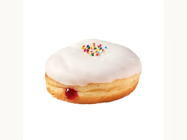 Tim Hortons Strawberry Vanilla Donut – Canada menu item photo