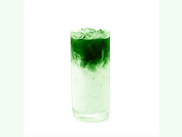 Vanilla Iced Matcha Latte with Cold Foam - Tim Hortons cold drinks menu